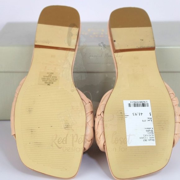 Marc Fisher Ltd. Women's Miyuki Woven Slide Sandals Light Pink Size 5 - Picture 7 of 12